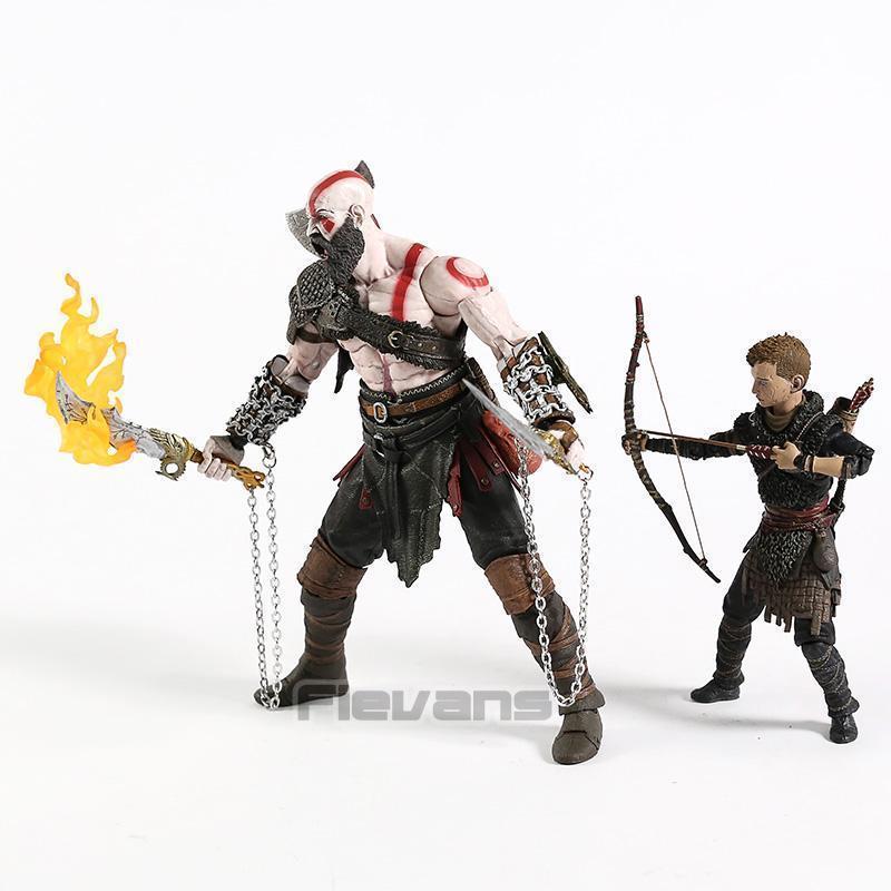NECA God of War Kratos & Atreus Action Figure PVC Toys Collection Model Doll 2-Pack popular