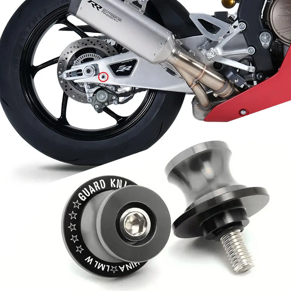 M8 Screws for Motorcycle and Electric Bike Modifications, Aluminum Alloy Parking Stand Bolts, Suitable for Various Motorcycles and E-Bikes, Replacement