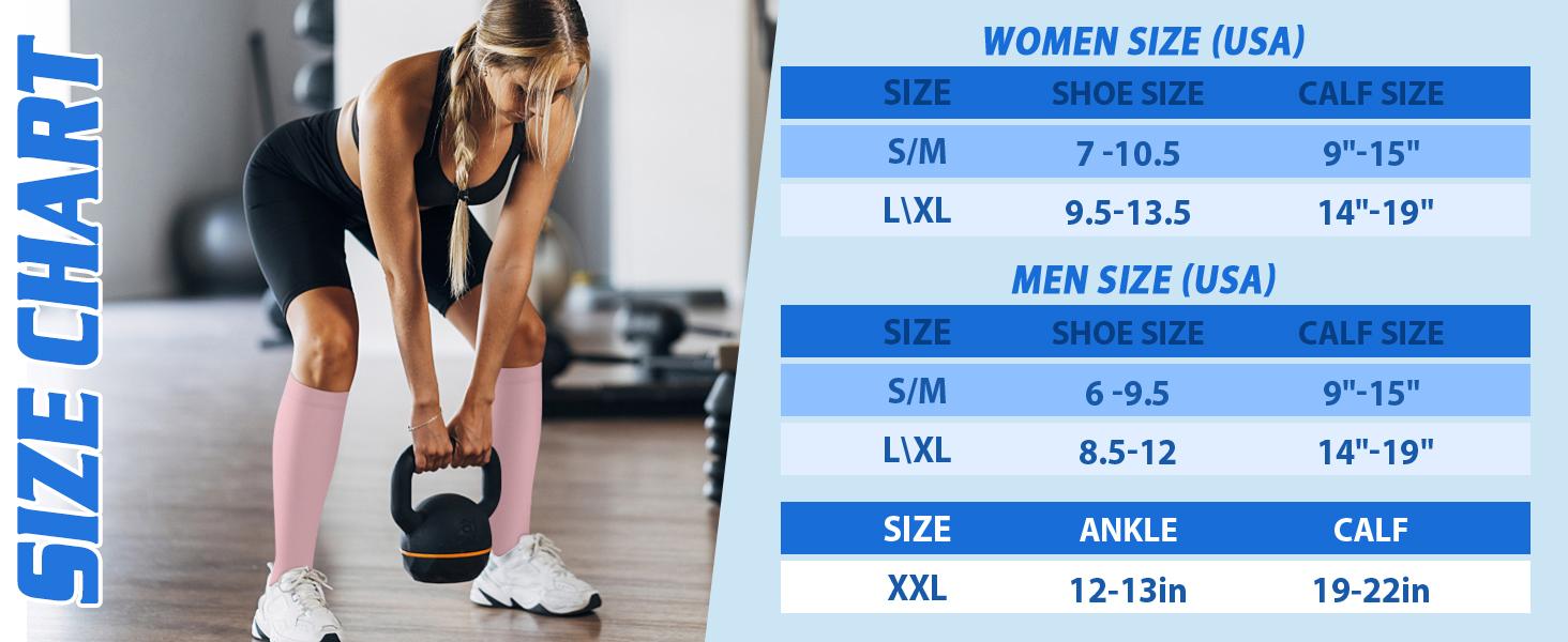 Compression Socks for Women & Men 4 Pairs, Best Support for Nurses Running Travel Compression Socks for Women & Men 4 Pairs, Best Support for Nurses Running Travel