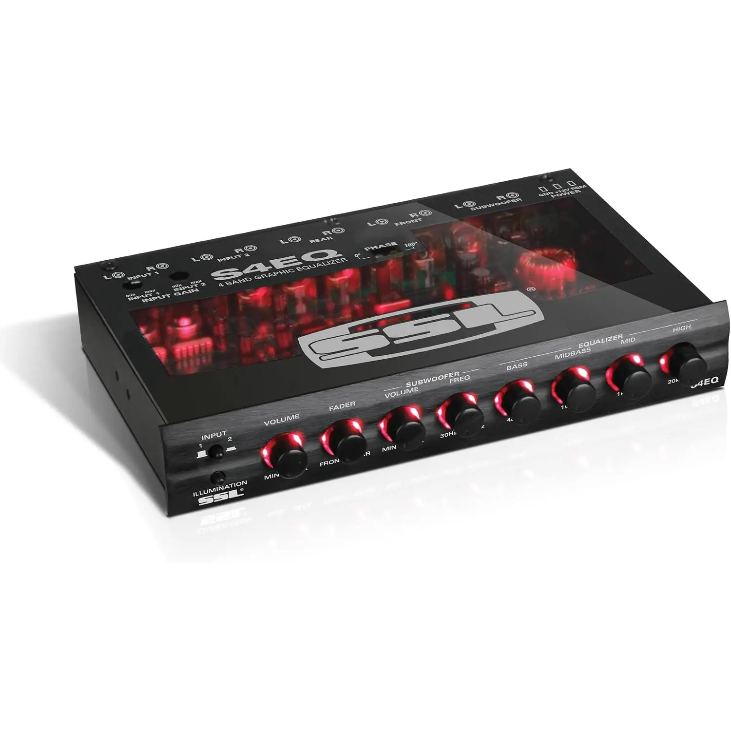 S4EQ 4 Band Pre-Amp  Audio Stereo Equalizer