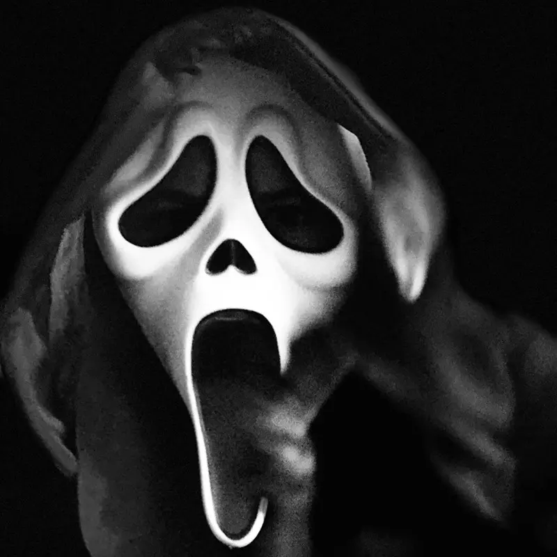 1Pc Classic Scream Ghost Face Mask Latex Horror Costume Prop, Hyper Realistic Mask, Adjustable Elastic Strap Breathable Scary Screaming Mask for Adult Cosplay, Terror Mask for Halloween Haunted House Bar Carnival Party Horror Themed Shoot Decor