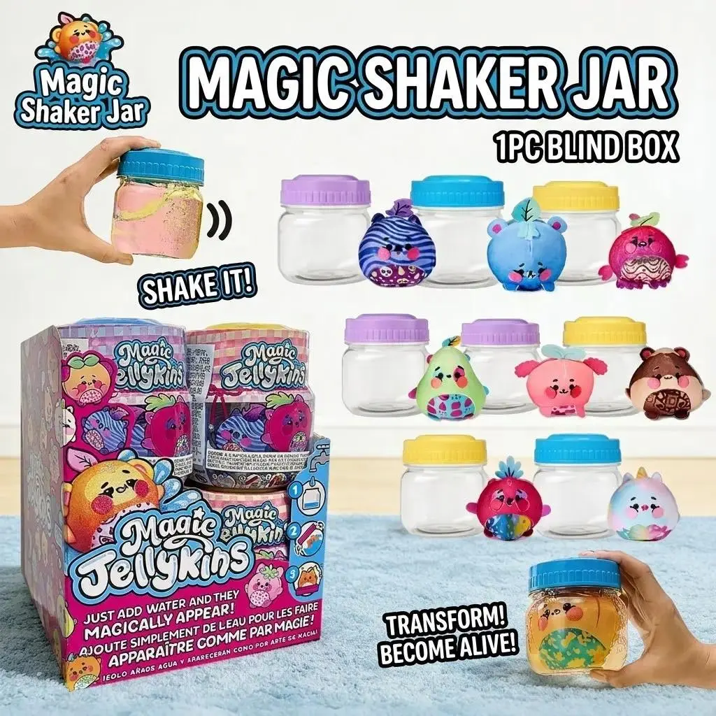 Magic Jar Blind Box Stress Relief Toy, Kids Birthday Gift, Holiday Gift, Style, Surprise Unboxing Fun, Relaxing Plaything