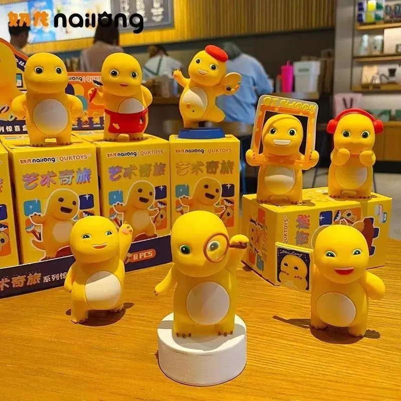 Cute Milk Dragon Blind Box Nailong Daily Series Action Figures Table Decoration Collection Doll Toy Kids Birthday Gifts