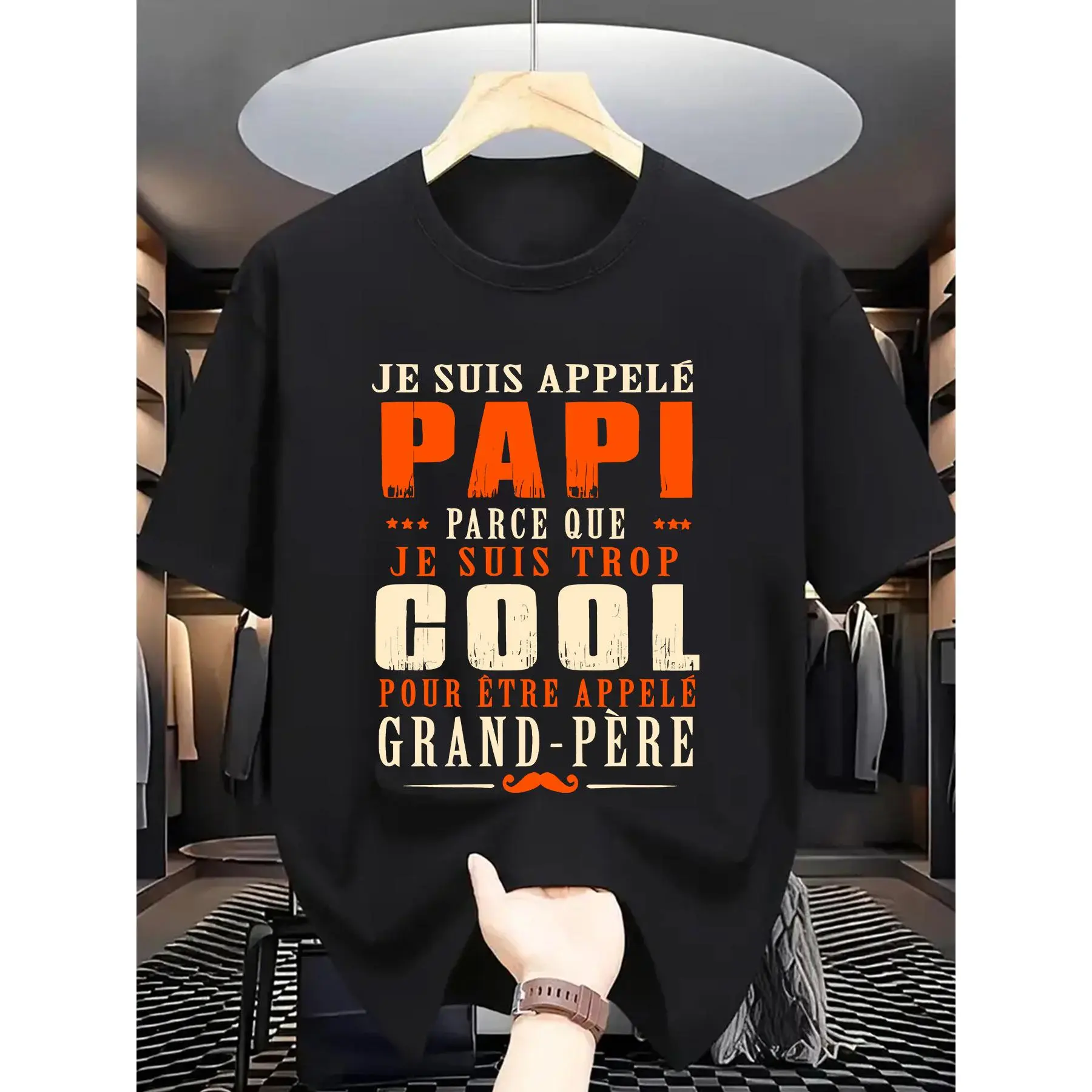 Summer Men's Fashion Print Short Sleeve T-Shirt