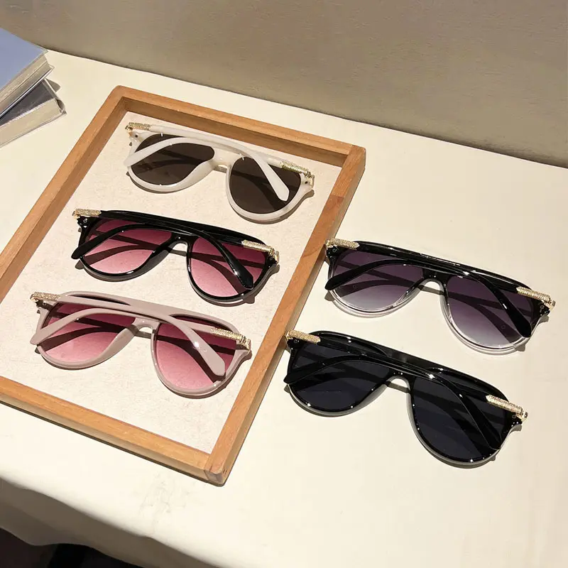 Effortless Black Gradient Aviator Sunglasses Face Slimming Dark Tinted Lenses Gold Textured Accent Lightweight Durable Retro Streetwear Driving