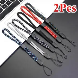 2Pcs Adjustable Mobile Phone Lanyards Hand Strap Lanyards For Keys ID Card Phones