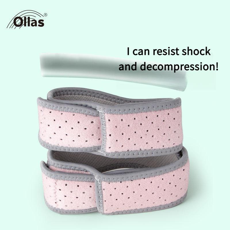 Ollas Compression Dual Adjustable Patella Knee Brace for Pain Relief Ventilated Breathable Support for Running Jumper Gym Exercise Joints Muscles