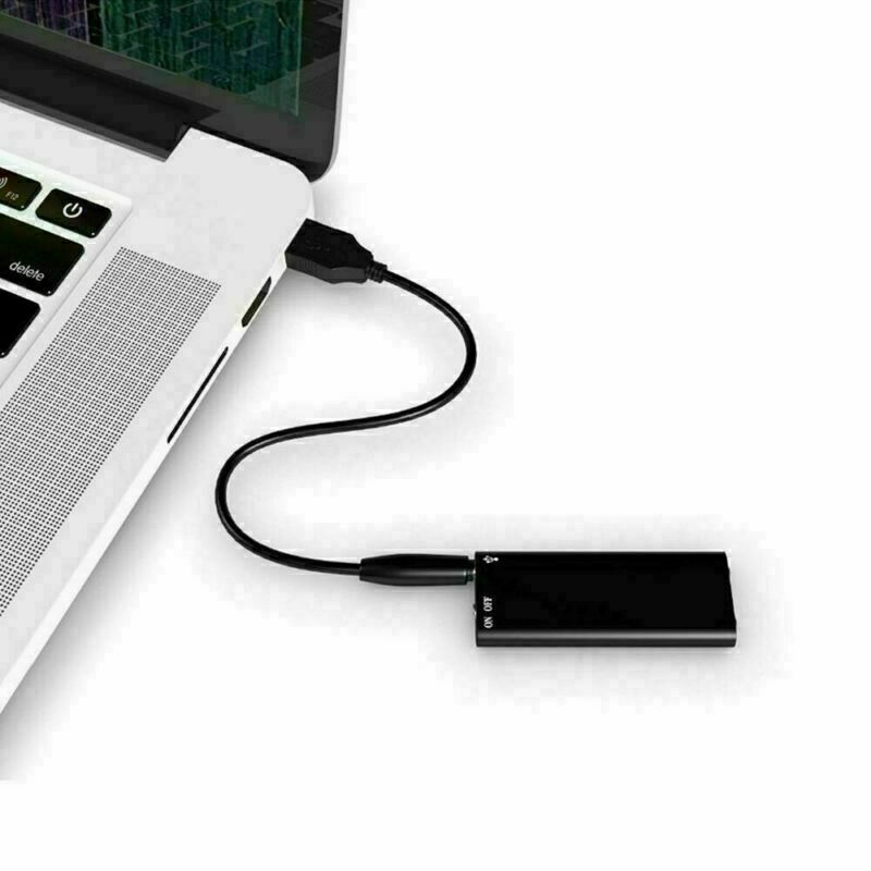 Ultra-Thin Tiny Mini Voice Recorder 4-32GB Digtal Professional Sound Activated Dictaphone Noise Reduce Record 8GB MP3 Player