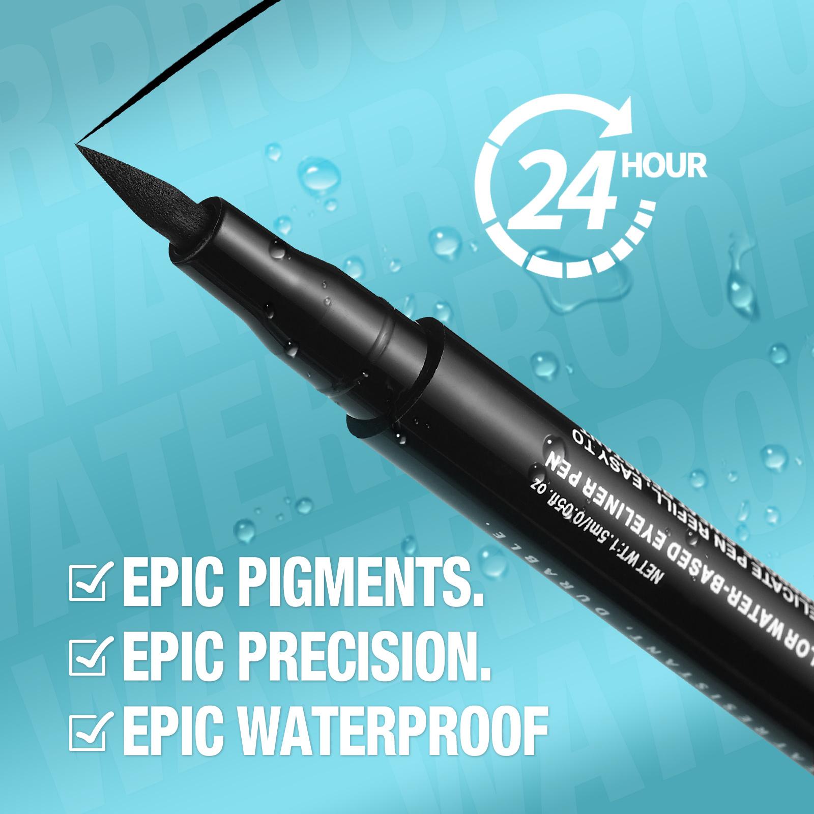 Waterproof Long Lasting Eyeliner, Matte Liquid Eyeliner, 1 Count Quick Drying Eyeliner Pen, Easy To Apply for Eye Makeup, Professional Daily Makeup Accessories, Cosmetic