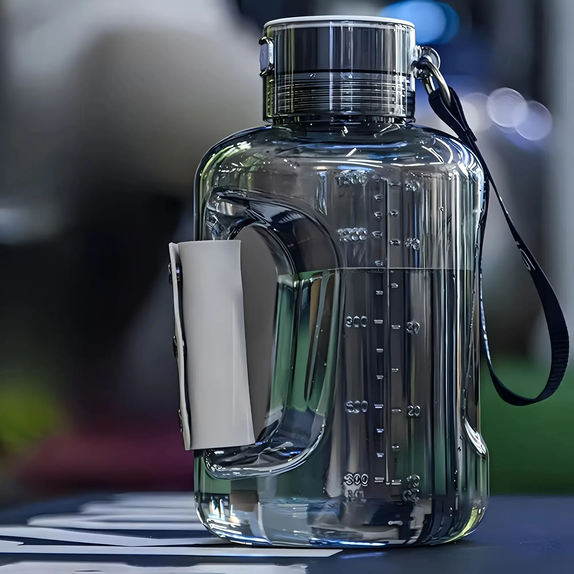 H2 1.5L Hydrogen Water Sport Bottle with Latest SPE PEM Technology Water Ionizer, Hydrogen Water Generator Improve Water In 5 Minutes for Home, Office, Travel, Outdoor Adventure