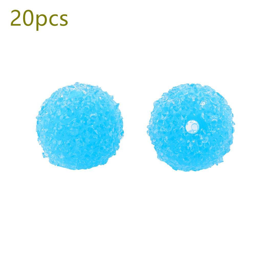 20pcs 18mm Resin Beads Acrylic Round Acrylic Beads Mix Craft Supplies DIY Jewelry Making Bracelet Accessories Fashion Handmade Decorations