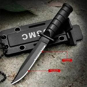 High Hardness Mini Folding Knife, Portable Self-Defense Key Blade, Sharp Survival Chain Knife, Multi-Functional Tool, Mini Foldable Necklace Knife