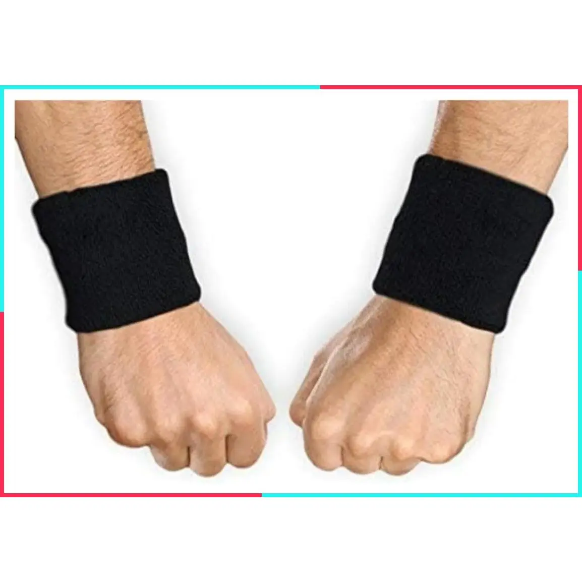 Sports Sweatbands - Arm Bands for Wrists, Sweat Absorption for Men & Women