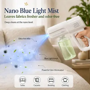 father's day gift Blue Light Probiotic Deodorizer, indoor odor removal, pet deodorant. Bio-enzymes break down urine, disinfect and deodorize, Plant-extracted, safe and non-toxic for pets, Floral scent Air Freshener Spray