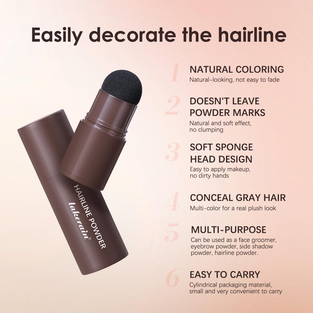 Hairline Powder Pencil, 1 Count Long Lasting Waterproof Hairline Powder, Natural Look Hair Care & Styling Product for Women & Men