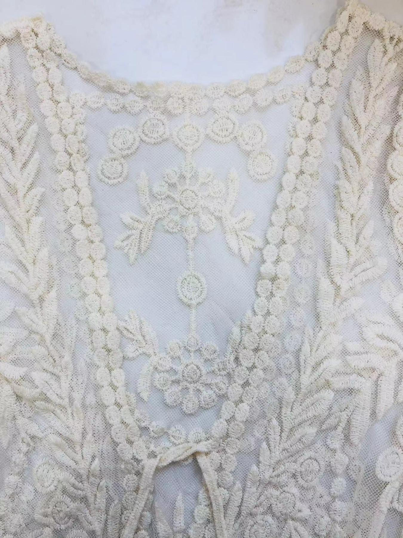 Women's Solid Color Cover Up, Casual Long Sleeve Open Front Swimwear Cover Up for Beach Holiday Vacation, Ladies Clothes for All Seasons