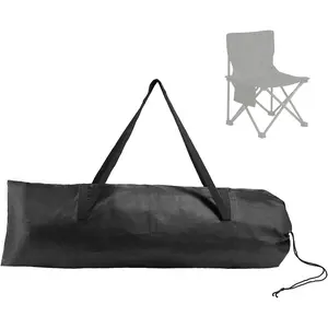 1pcs Camping Folding Chair Replacement Bag, 43.31x14.96in Foldable Large Camp Storage Bag with Double-Handle Straps and Drawstring for Hammock Accessories(No Chair Included)