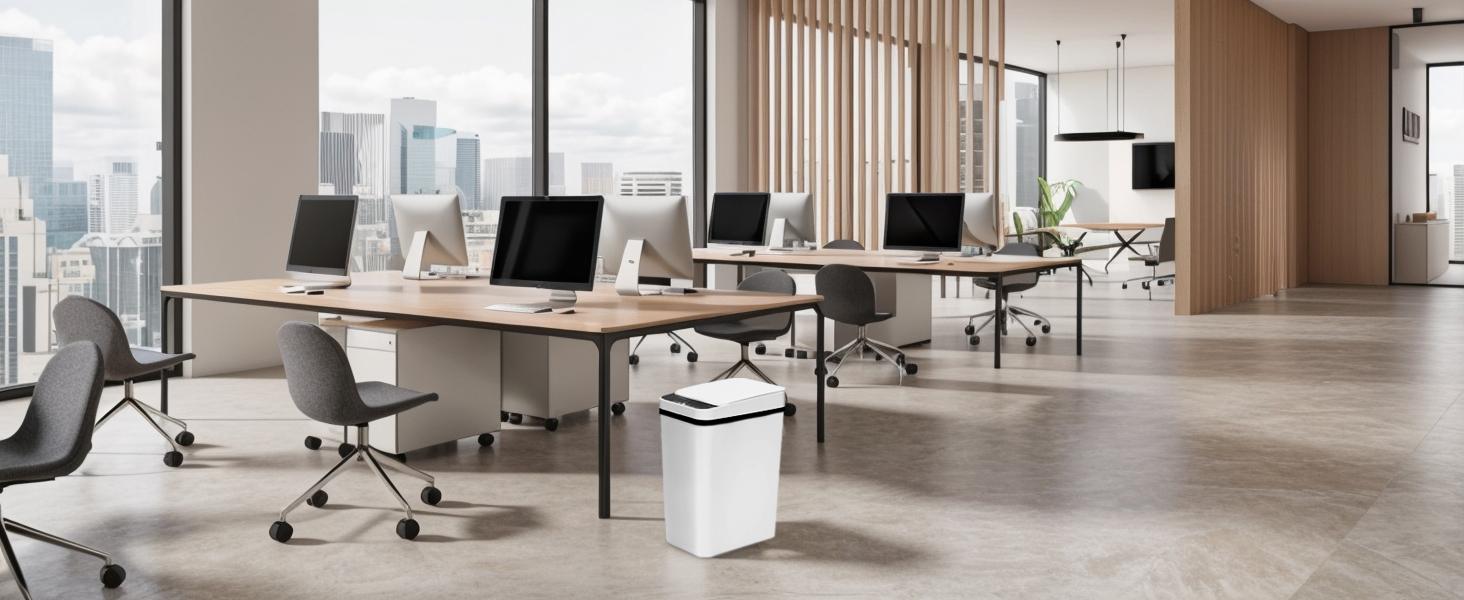 2 Pack 2.2 Gallon Bathroom Automatic Trash Can Touchless Smart Motion Sensor Garbage Can with Lids Small Narrow Electric Garbage Bin for Bedroom Living Room Office 2 Pack 2.2 Gallon Bathroom Automatic Trash Can Touchless Smart Motion Sensor Garbage Can with Lids Small Narrow Electric Garbage Bin for Bedroom Living Room Office