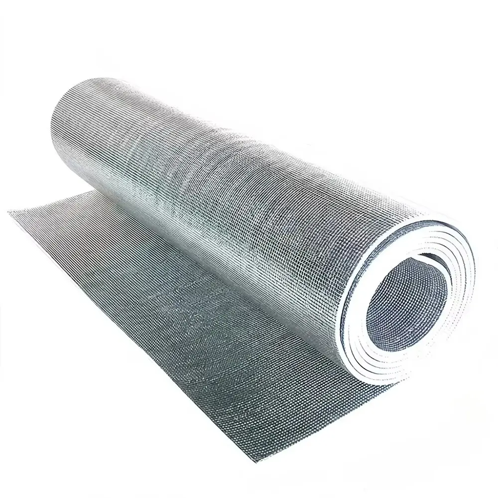 DIY Cut-to-Size Double-Sided Reflective Aluminum Foil Insulation Foam Roll, Moisture-Resistant Heat Barrier and Sound-Dampening Mat for Cars, Roofs, Windows and Garages