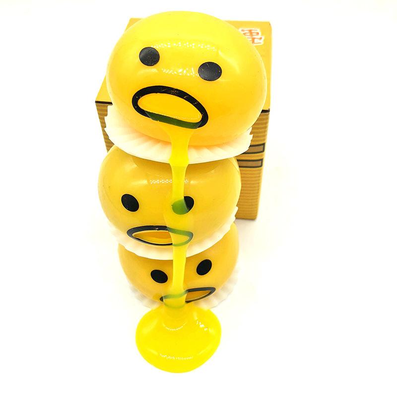 Vomiting Egg Yolk, Stress Relief Squeezing Toy, Hot Selling Small Toy