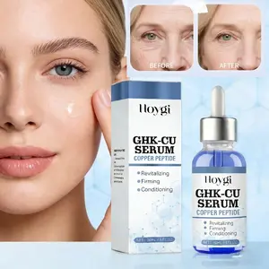 Copper Peptide Serum Anti Aging Face Serum, Firming Lifting, Fade Fine Lines, Pore Shrinking, Moisturizer, Hyaluronic Acid, Skin Care
