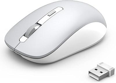 Bluetooth Mouse for MacBook/Laptop/Notebook/pc/iPad/Chromebook, Wireless Mouse forMacBook air/Pro (White)