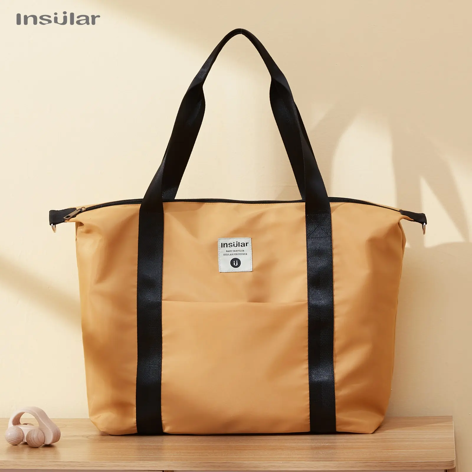 Multifunctional Crossbody Shoulder Bag, Large Capacity Mommy Bag, Waterproof Baby Stroller Strap, Handheld Maternity Bag