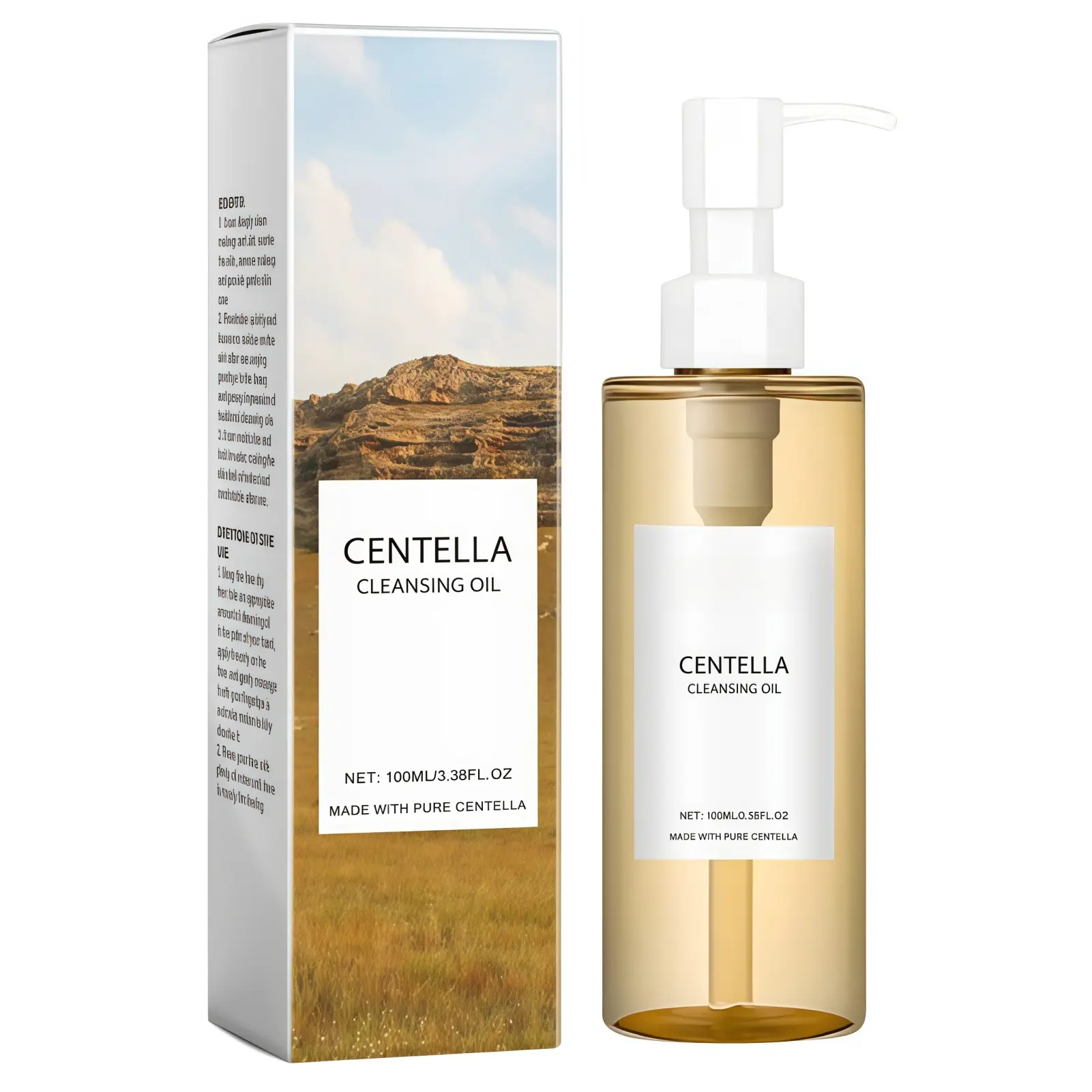 Centella Asiatic Light Makeup Remover Oil Refreshing and Gentle Cleansing Face and Lip Makeup Remover Eye and Lip Makeup Remover
