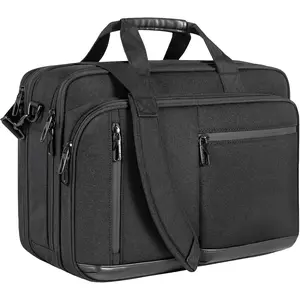 Unisex Laptop Bag, 17.3inch Laptop Bag, Waterproof Expandable Crossbody Bag with Shoulder Strap, High-Quality Single Shoulder Bag, Women's Briefcase, Computer Bag, Suitable for Travel/Business