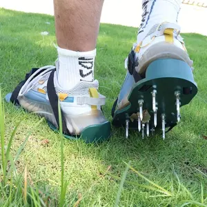 Dual Lawn Aerator Shoes, Durable Efficient Garden Lawn Aerator Shoes, Backyard Gardener Tools, Garden Tools for Home Garden, Lawn Aeration, Lawn Care