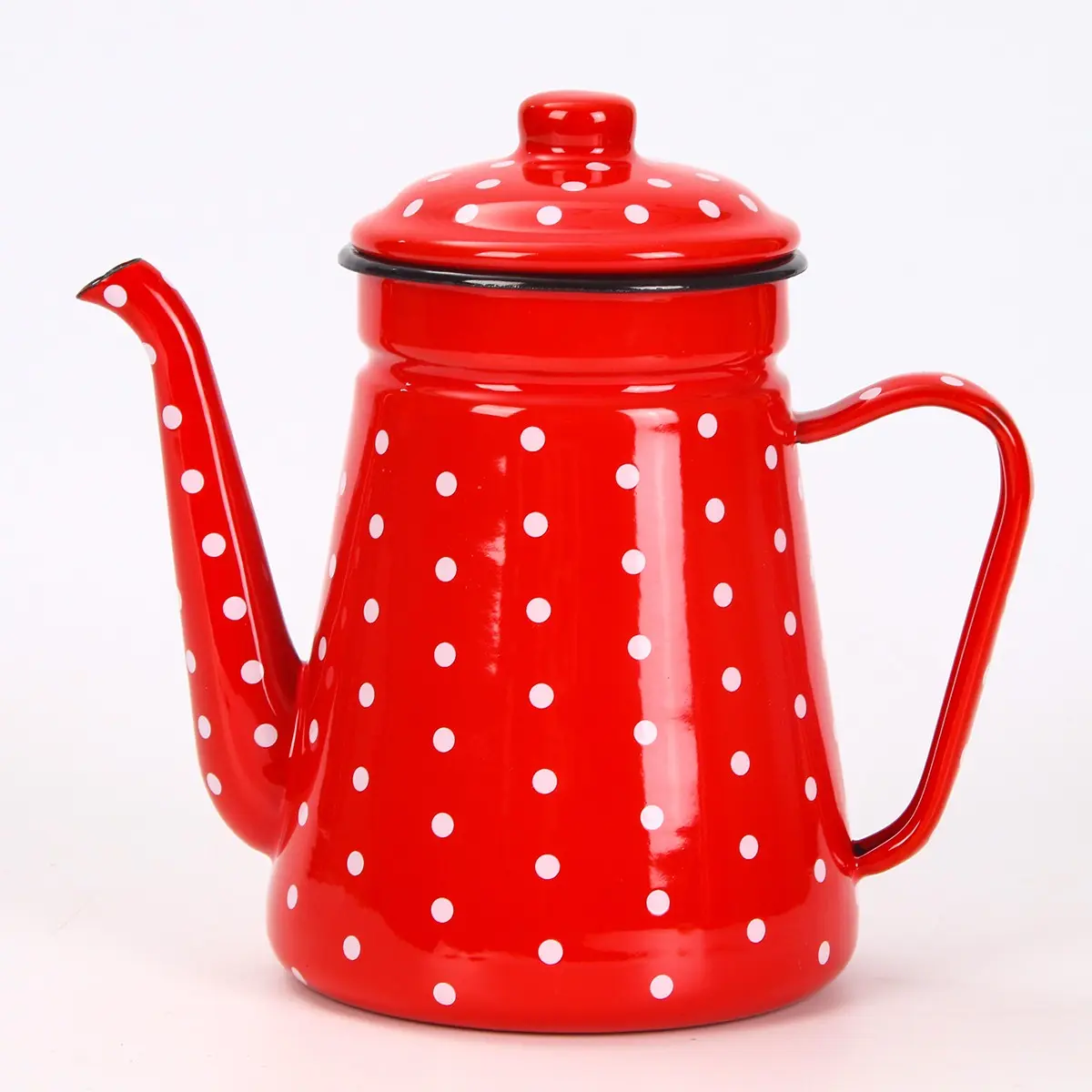Christmas Festival Enamel Coffee Cup, Water Kettle, Tea Pot, Milk Tea Jug, Cooler, Kitchenware, Gift, 40.58oz