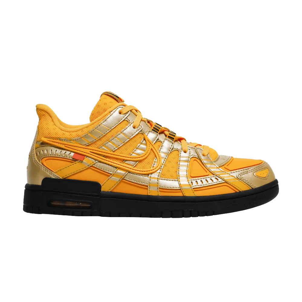 Off-White x Nike Air Rubber Dunk 'University Gold' (Unisex) University Gold/University Gold/Black sneakers CU6015 700