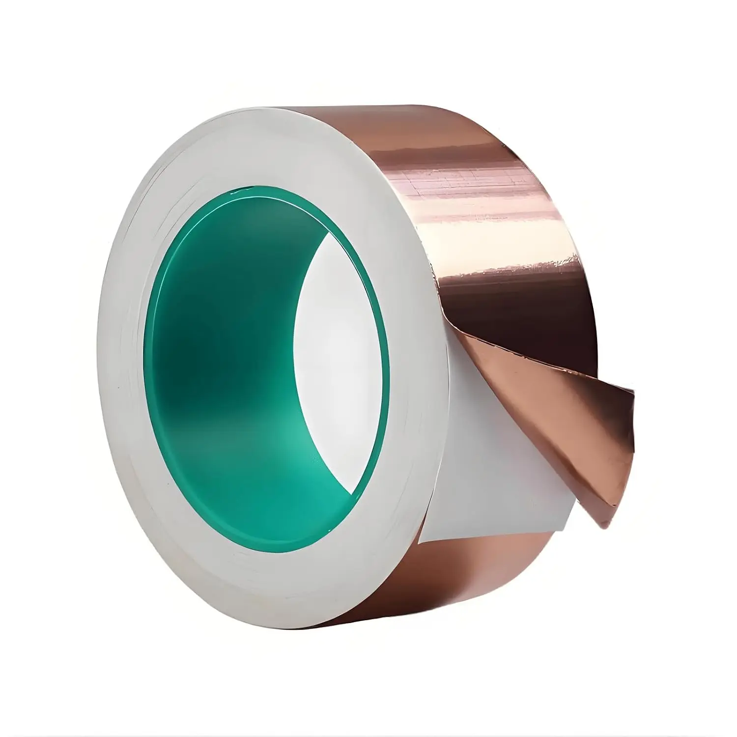 Conductive Copper Foil Tape 1/2inch X 50Feet Flashing Metal Adhesive Tape for EMI/RFI Shielding, Stained Glass Supplies, Crafts, Grounding, Slug, Guitar Shield, Soldering, Electrical Repair, Wire Wrap