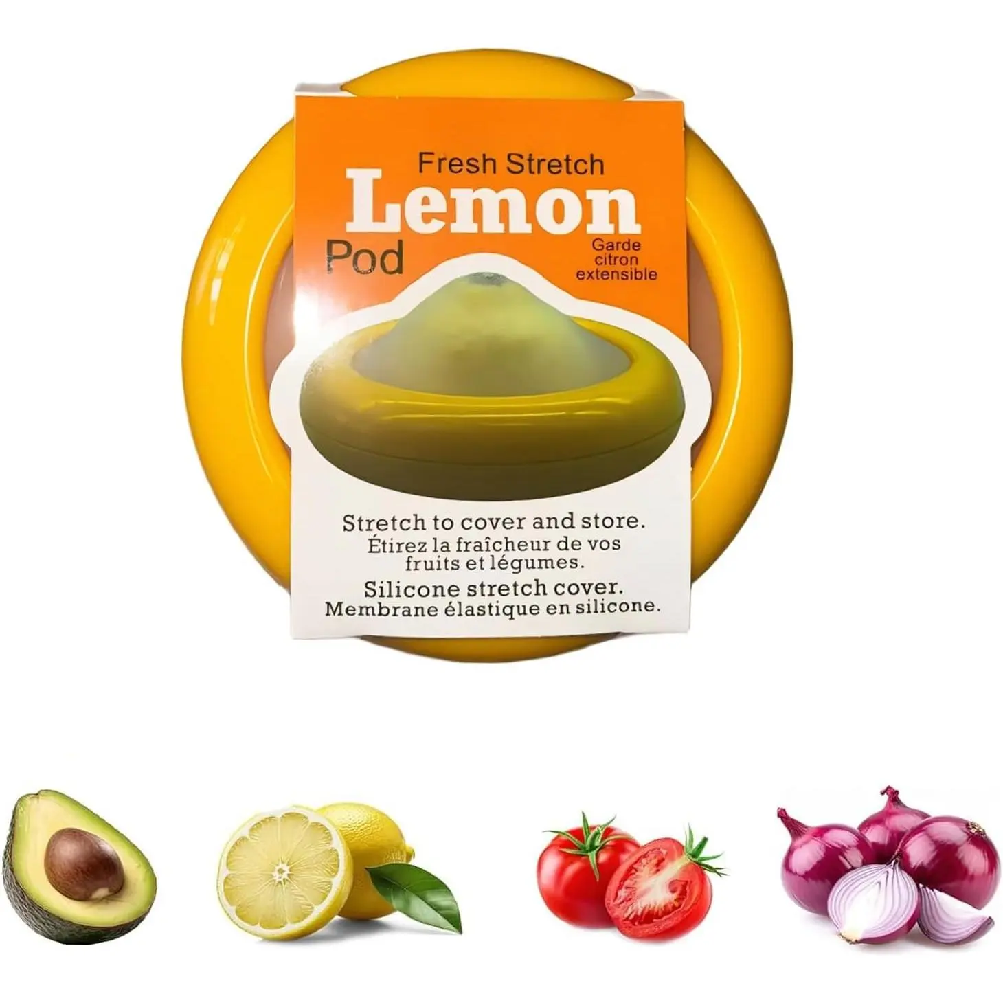 Avocado Saver & Onion Storage  Fruit and Veggie Savers - Ideal for Avocados, Tomatoes, Apples, Garlic, Onions, and  ( saver)