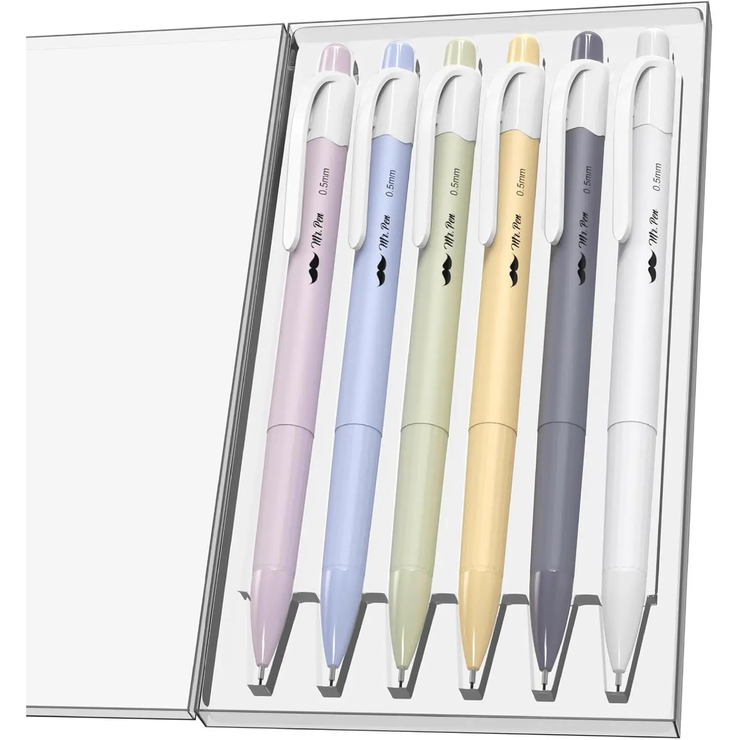 - Pastel Mechanical cil Set, 6 Pack, 0.5mm, Cute Macaron Colors | Smooth Writing for Journaling, Note Taking, School, Office, Drawing, Student Supplies,  for  and Adults