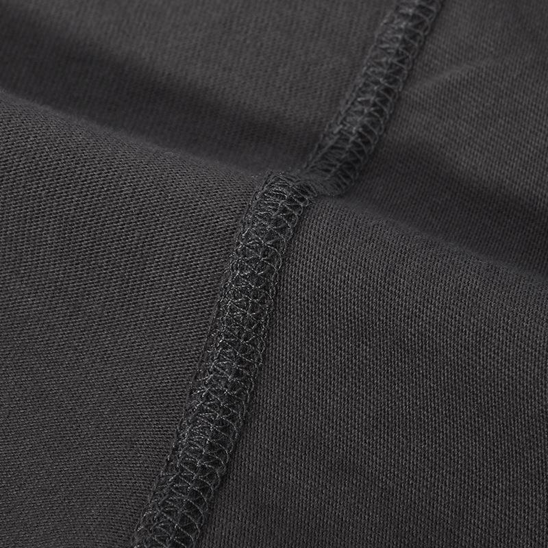 260g Combed Cotton Drop Shoulder T-Shirt For Men, Heavyweight Solid Color Crew Neck Short Sleeve Lightweight Top