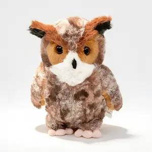 Cute Owl Plush Toy, Realistic Owlet Stuffed Animal, Barn Owl Doll Decorative Ornament, Living Room Bedroom Decoration