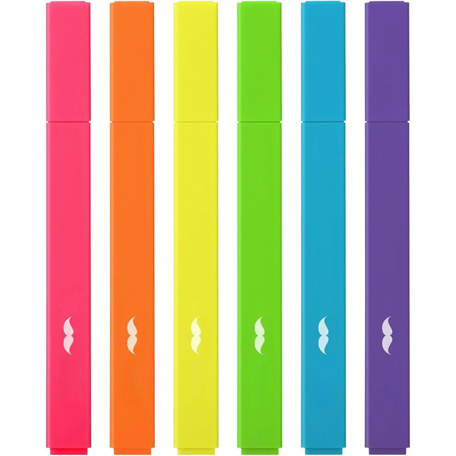 - Aesthetic Highlighters No Bleed, 6 Pack,  Colors | Chisel Tip, Cute Highlighters  Colors for Journaling, Highlighting, Underlining,  Dry,  to School Supplies