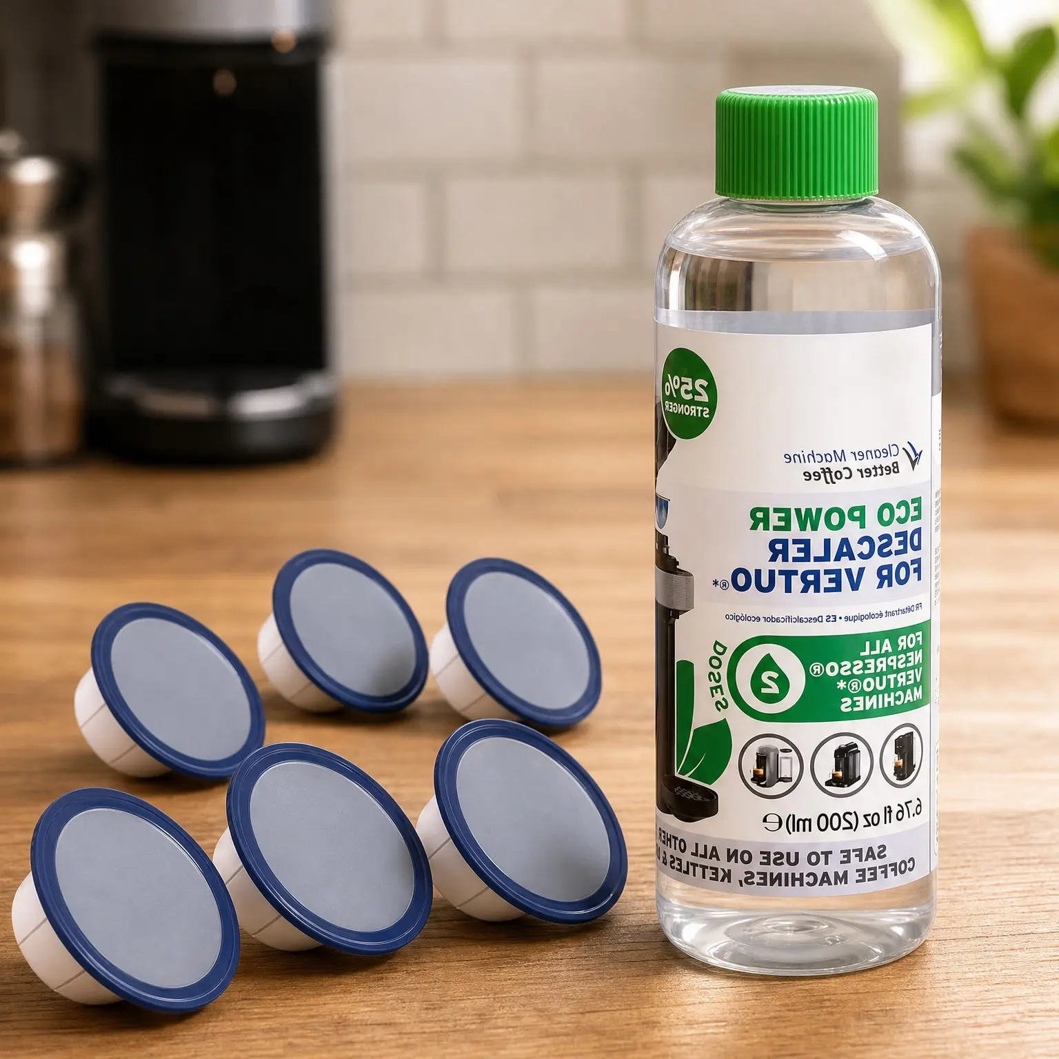 Nespresso Vertuo Compatible Descaler and 6-Use Cleaner Pods KitGift