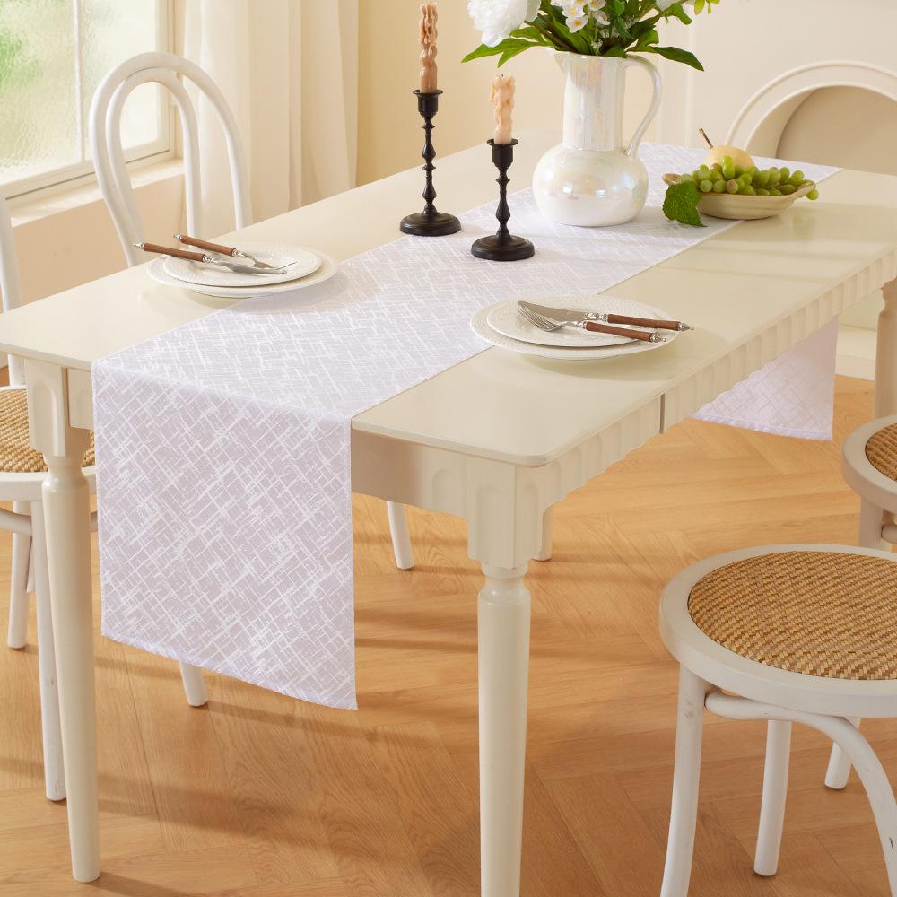 Nordic Light Luxury Printed Table Runner Rococo Collection Sideboard Coffee Table Shoe Cabinet Cover Multi Functional Breathable