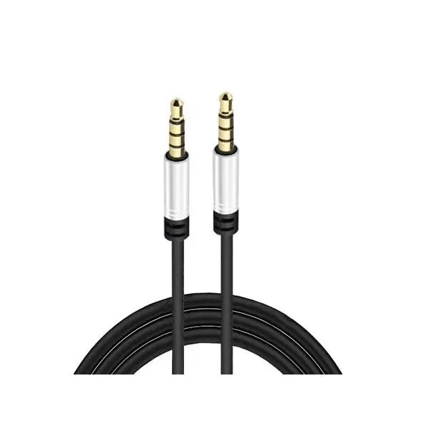Auxiliary  Male to Male Auxiliary , Copper Shell 3.5mm 1/8 TRS to 1/8 TRS Male to Audio  for Speakers, ,  Stereos, Headphones, and Tablets, 3.3 Ft.