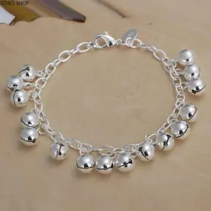 Women Elegant 925 Sterling Silver Wrist Charm Bracelet, Premium Fashion Jewelry, Delicate Wrist Accessory for Wedding, Party & Daily Sports Wear