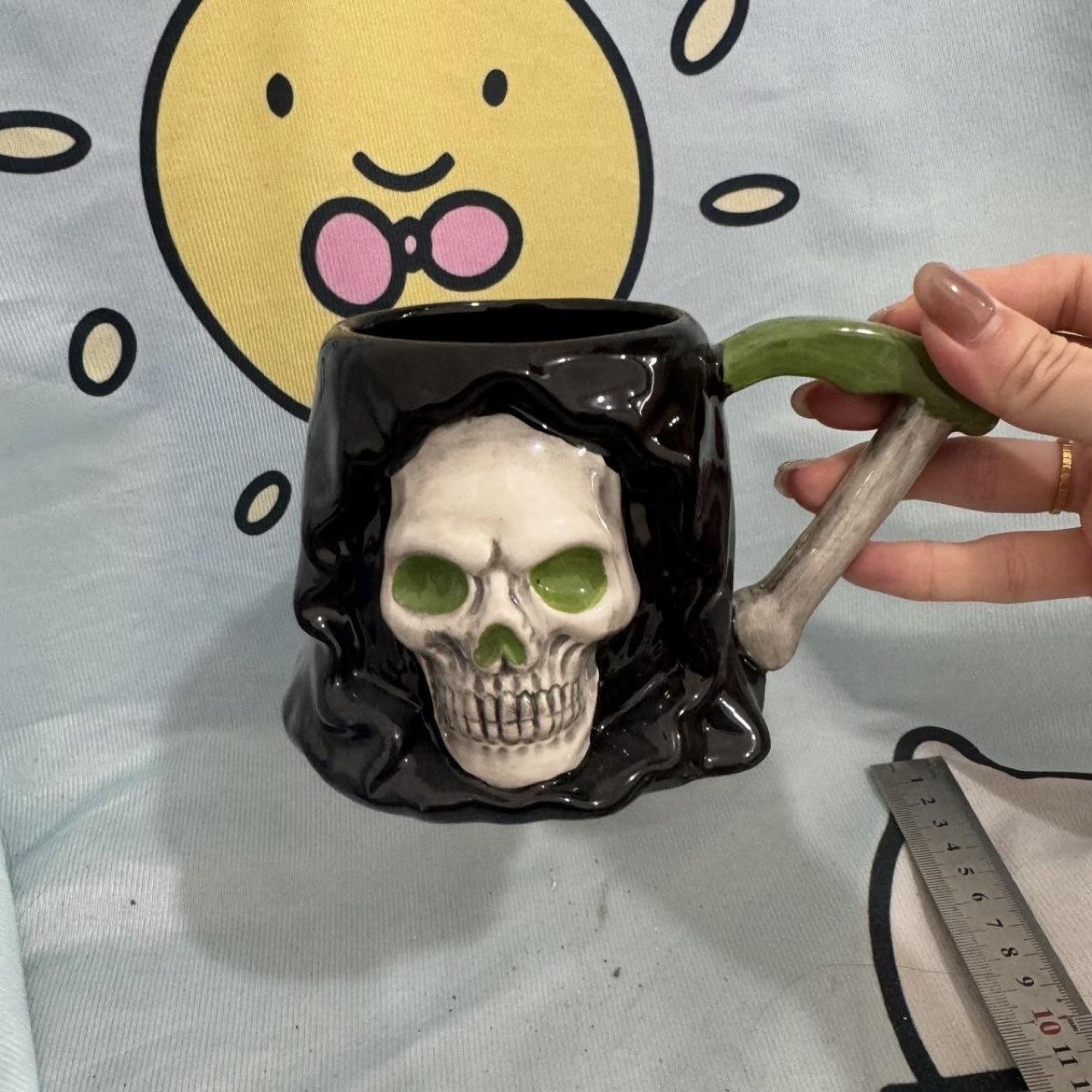 3D Skull Head Coffee Mug, Gothic Pirate Skeleton Beer Mug, Halloween Decorative Cup, Bar Accessory Gift 3D Skull Head Coffee Mug, Gothic Pirate Skeleton Beer Mug, Halloween Decorative Cup, Bar Accessory Gift