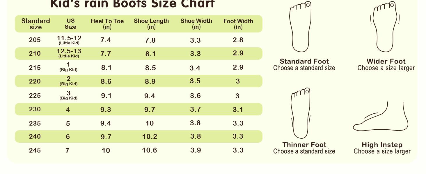 Kids Deck Boots,Waterproof Ankle Rain Boots for Boys and Girls Non-Slip High-Performance Rubber Boots Water Shoes Child Chelsea Booties for Fishing, Boating, Camping, Farming,Garden, School Play