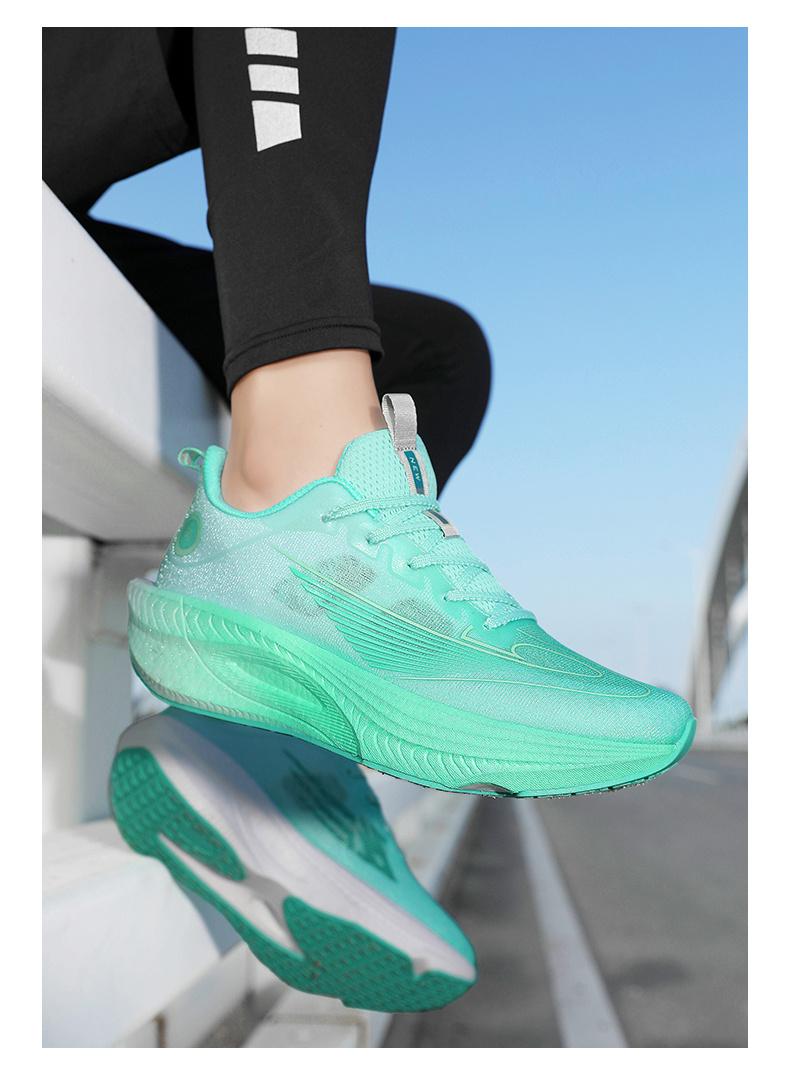 (New)Shoes For Men - Running Shoes For Men Of Large Size, Featuring A Blue And Pink Gradient Breathable Mesh, Shock-absorbing And Anti-slip Sole, And A Lace-up Closed Round Toe Design.These Are Casual Shoes Suitable For Running And Camping