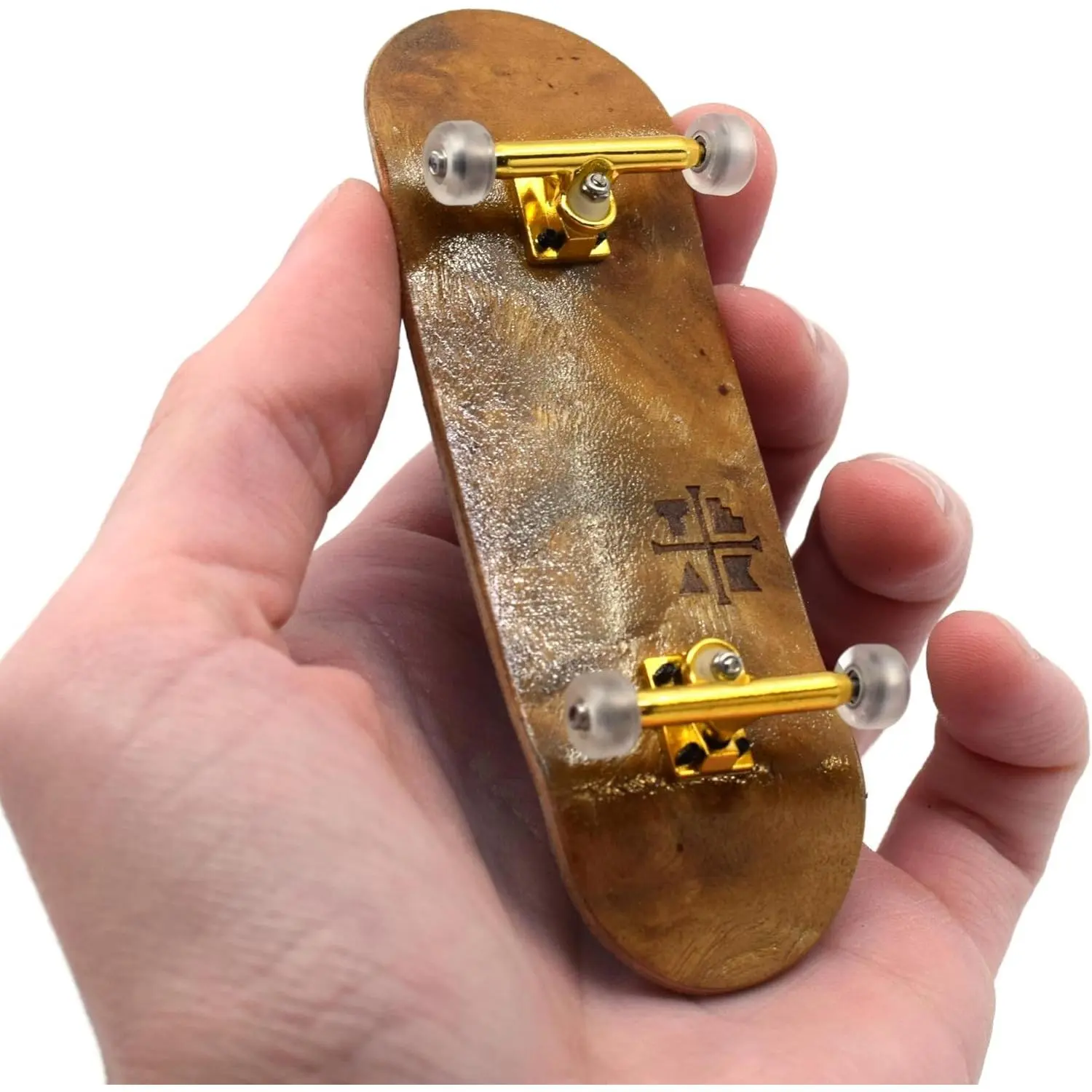 32mm Pro Complete Fingerboard - Fully Assembled with Pro Level Components, Pro Shaped Wooden Deck (32x97mm), UltraSpin Bearing Wheels, Prodigy Gen2 Trucks - Cloud Nine