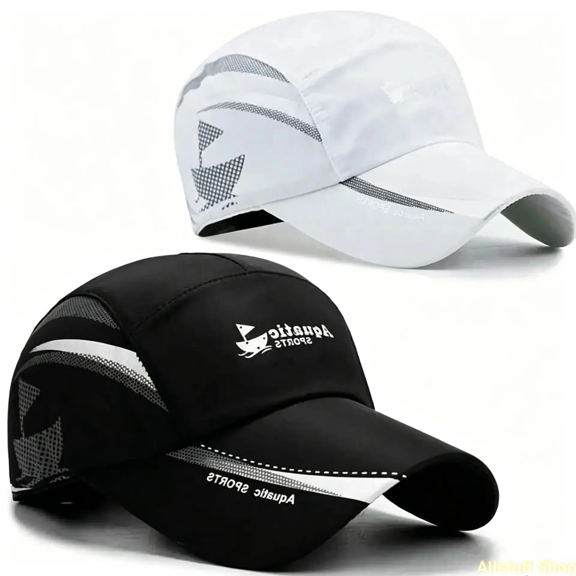 unisex 2-Pack Quick-Dry Baseball Trucker Snapback Hats, Breathable Sailboat-Printed Adjustable Hats, Lightweight Sun Protection for Fishing, Hiking, Adjustable Hat, Trucker Snapback HatThe ideal choice for fitness and daily wear.