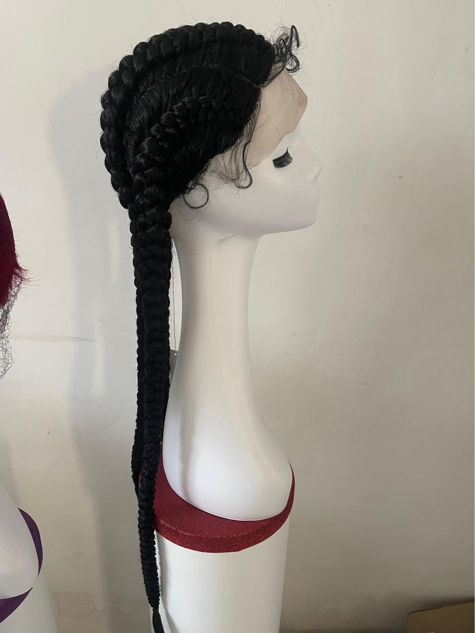 Sweet and cool lace braids, headband braids, boxing braids, extra-long thick braids, four-strand braids, a street style must-have, full of atmosphere