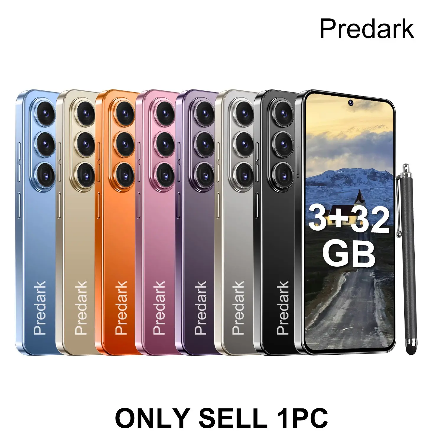 Predark S25 Max Smartphone, 6.56-Inch Screen, 3+32GB Storage, G85 Octa-Core, Dual Camera, 3200mah Battery, Android 12, 4g Dual Sim