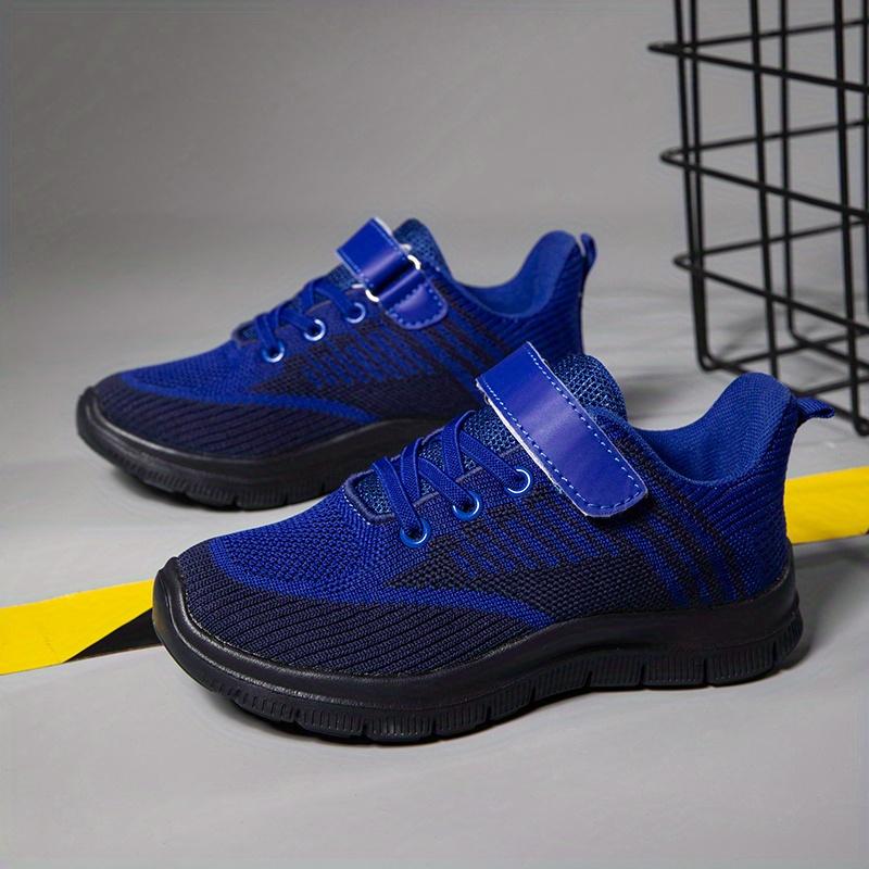 Kids.- Kids' Knitted Mesh Athletic Sneakers - Breathable, Lightweight Girl Shoes for Running, Stylish Trainers